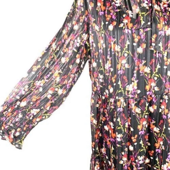 Bleecker 126 long sleeve Floral Print Women's Dress 12 Large - Picture 13 of 13